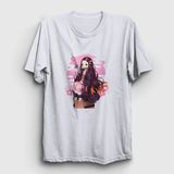 Unisex Beyaz Nezuko Kamado Anime Demon Slayer Kimetsu No Yaiba T-shirt 308083tt