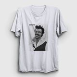 Unisex Beyaz Poster Harry Styles T-Shirt 318651TT - M