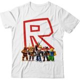 Unisex Beyaz Roblox T-Shirt