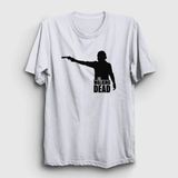 Unisex Beyaz Shot The Walking Dead T-Shirt 220590TT - M