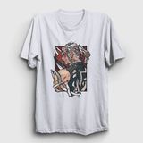 Unisex Beyaz Tengen Uzui Anime Demon Slayer Kimetsu No Yaiba T-Shirt 309383TT - XL