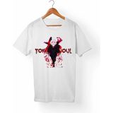 Unisex Beyaz Tokyo Ghoul Tişört - M