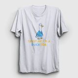Unisex Beyaz Trust Me Ducktor Ördek Hediye Doktor T-Shirt 504588TT