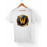 Unisex Beyaz World Of Warcraft T-Shirt