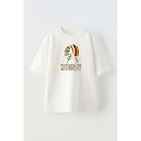 Unisex Bob Marley Renkli Bere Tasarım Baskılı Pamuk Beyaz Oversize T-Shirt