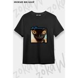 Unisex Bol Kalıp Deftones V22 Baskılı Tişört - Siyah - XL