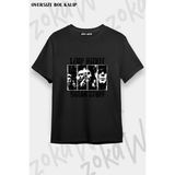 Unisex Bol Kalıp Limp Bizkit V10 Baskılı Tişört - Siyah - XL