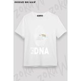 Unisex Bol Kalıp Pink Floyd V11 Baskılı Tişört - Beyaz - XL
