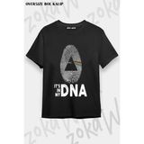 Unisex Bol Kalıp Pink Floyd V11 Baskılı Tişört - Siyah - M