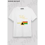 Unisex Bol Kalıp Pink Floyd V24 Baskılı Tişört - Beyaz
