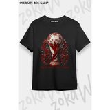Unisex Bol Kalıp Türkiye World Cup 26 Dünya Kupası Baskılı Tişört V9 - Siyah - M