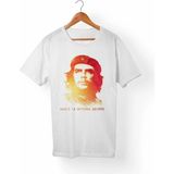 Unisex Che Guevara Tişört - Beyaz - M