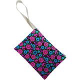 Unisex Çiçek Desenli Portföy Clutch Çanta