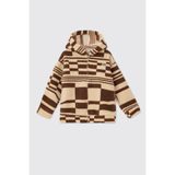 Unisex Çocuk Kahve Fermuarlı Sweatshirt 11 Yaş (146 cm)