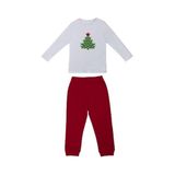 Unisex Çocuk Pijama Takımı Kırmızı Kırmızı 9-12 Ay