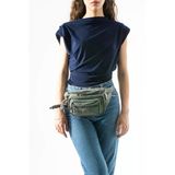 Unisex Çok Cepli, Su Geçirmez, Çapraz Askılı Bel Çantası (Freebag) Gri Model: 571-7J