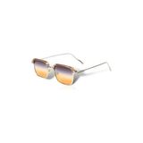Unisex Degrade Güneş Gözlük UV400 Ultra Cam Metal Çerçeve - Füme Degrade