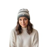 Unisex Degrade Renkli Örgü Bere Standart/Çok Renkli