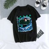 Unisex Demon Slayer T-Shirt MODEL4418 - Siyah - XL