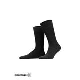 Unisex Diyabetik Bambu Soket Çorap Antrasit
