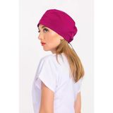 Unisex Düz Koyu Pembe Doktor Hemşire Hastane Medikal Cerrahi Bonesi