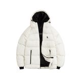 Unisex Ekru Baskılı Mont Kaban Ekru XL