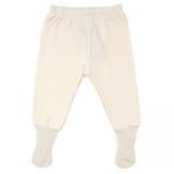 Unisex Ekru Fitilli Çoraplı Tek Alt Pantolon