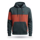 Unisex Fermuarli Kapşonlu Sweatshirt%100 Pamuklu Kapşonlu Fermuarli, Turuncu Castor, XL, Turuncu Castor, XL