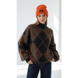 Unisex Fitilli Katlamalı Kışlık Kalın Triko Bere – Basic Stil, Sıcak Tutan, Yumuşak Doku, Dokuma Etiketli, Esnek Yapılı, Günlük Kullanıma Uygun Şapka Unisex Kışlık Fitilli Triko Bere – - Standart - Orange