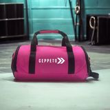 Unisex Fitness Seyahat Silindir Spor Çantası - Pembe