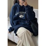 Unisex Football Baskılı Oversize Sweatshirt