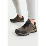 Unisex Füme Içi Kürklü Kaymaz Taban Trekking Bot - Vizon