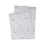 Unisex Gri Koala Desenli Organik Penye Battaniye