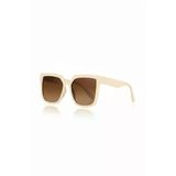 Unisex Güneş Gözlüğü Krem Parlak 1060