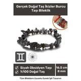 Unisex Ikizler Burcu Enerjisini Yükselten Doğal Taş Bileklik Ikizler Burçları Burç Taşı Bileklik