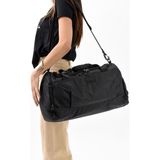 Unisex Kabin Boy Çapraz Askılı Omuz Çantası Seyehat Spor Çantası Hafif Paraşüt Kumaş 44*29 cm - 0 - Siyah