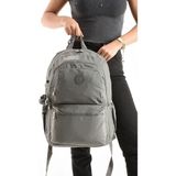Unisex Kadın Sırt Çantası Gümlük Kullanıma Uygun Büyük Boy Seyahat Çantası 43*30 cm Okul Çantası - 43 x 30 cm - Gri