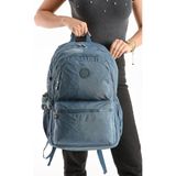 Unisex Kadın Sırt Çantası Gümlük Kullanıma Uygun Büyük Boy Seyahat Çantası 43*30 cm Okul Çantası - 43 x 30 cm - Mavi