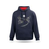 Unisex Kapşonlu Sweatshirt Mystic Path Tasarım, Lacivert, L