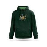 Unisex Kapşonlu Sweatshirt Nautibike Tasarım Kapşonlu Sweatshirt, Nefti Yeşil, XL
