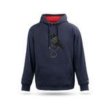 Unisex Kapşonlu Sweatshirt The Crow, Deep Blue, XL