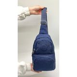 Unisex Krinkıl Su Geçirmez Modern Body Bag Çapraz Omuz Çantası 3300 Lacivert