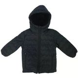 Unisex Lacivert İçi Peluş Kapitoneli Mont