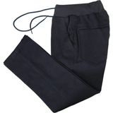 Unisex Lacivert Lastikli Bel (Ribanalı) Çocuk Pantolonu (Okul Pantolonu)