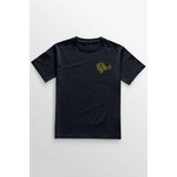 Unisex Lacivert T-Shirt Regular Fit Opeth Metal Music Minimal Ön Baskılı Tişört - XS
