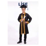 Unisex Lise Mezuniyet Kep Cübbesi Takımı