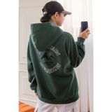 Unisex Montaın Baskılı Oversize Sweatshirt
