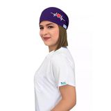 Unisex Mor Kalp Ritim Nakışlı Cerrahi Bone Hemşire Doktor Saç Bone