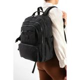 Unisex Okul Çantası Lise Ortaokul Üniversite Sırt Çantası 40*30 Cm Hafif Klinkır Kumaş Çok Cepli 3S