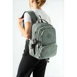 Unisex Okul Çantası Lise Ortaokul Üniversite Sırt Çantası 40*30 Cm Hafif Klinkır Kumaş Çok Cepli 4H